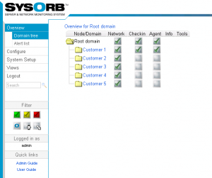 SysOrb customer setup